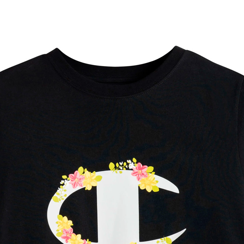 Playera Champion Logo Floral Gp01Wfw25007130 Mujer