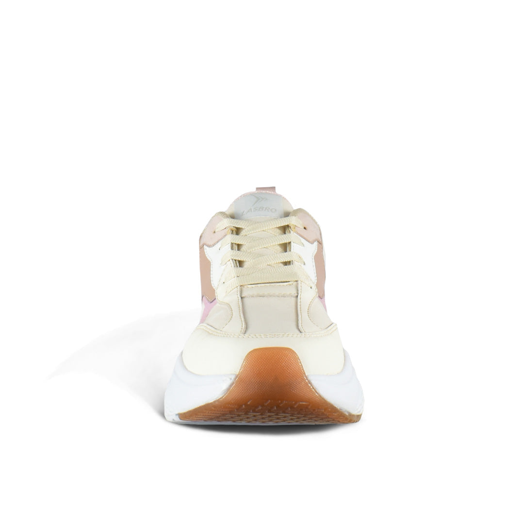 Lasbro Calzado Dama 7025 Beige/Rosa