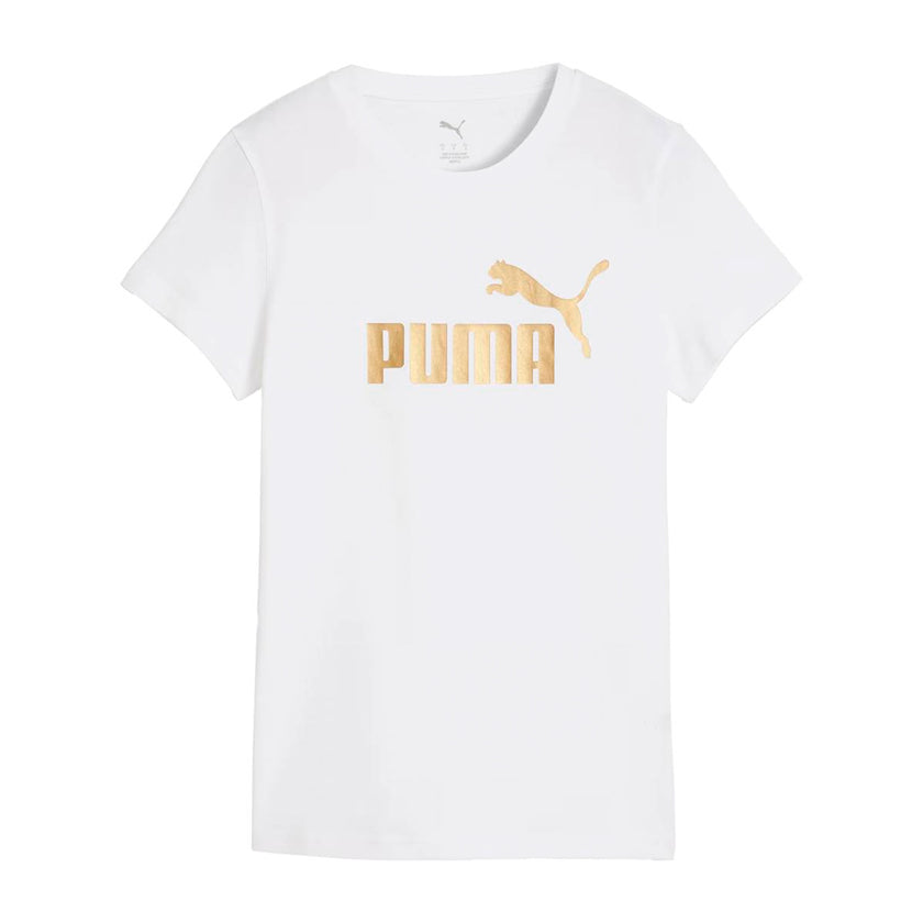 Playera Puma Ess Metallic No. 1 Logo Tee 631536 52 Mujer